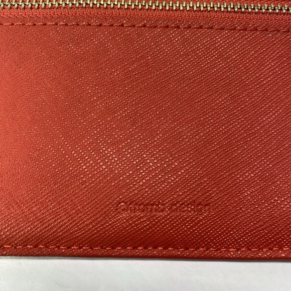 Card Wallet Red Long Wallet Women's - Picture 2 of 4